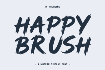 A Creative Brush Font for Modern Designs