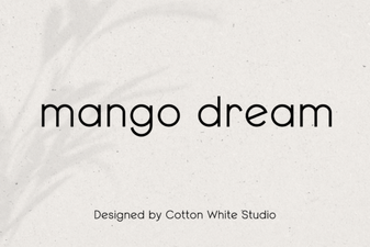Mango Dream Font for Creative Design Projects