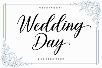 Wedding Font Inspiration for Your Special Day