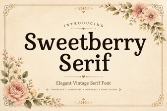 Elevate Your Projects with the Sweetberry Serif Font